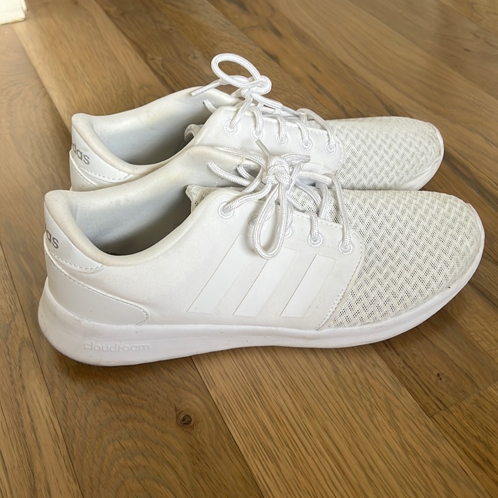 White Adidas size 9